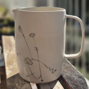 Pichet en céramique fait main collection Géometrik Atelier Kaolin Grenoble